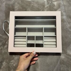 cupcakes & cashmere Blush Jewelry Organizer